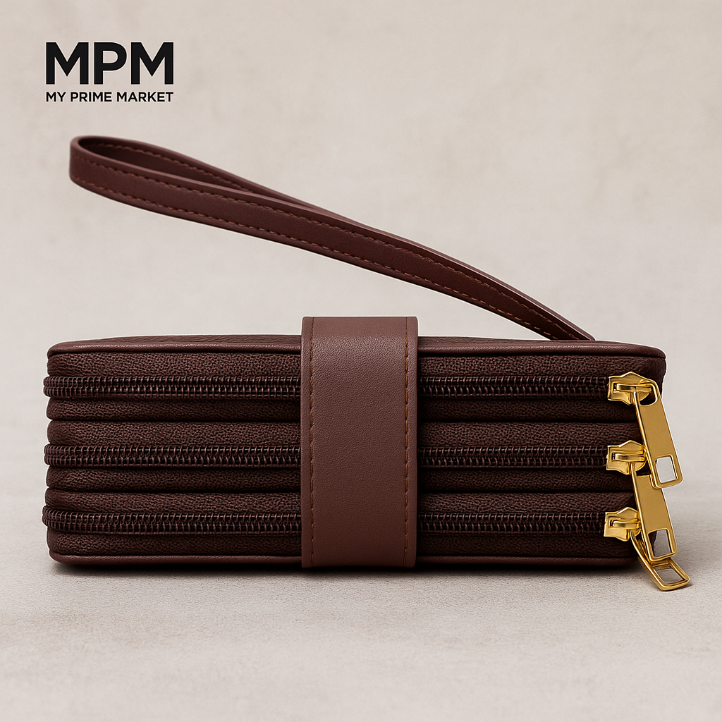 Trio 3-Zip Wallet