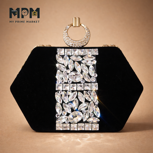 Ring Crystal Clutch
