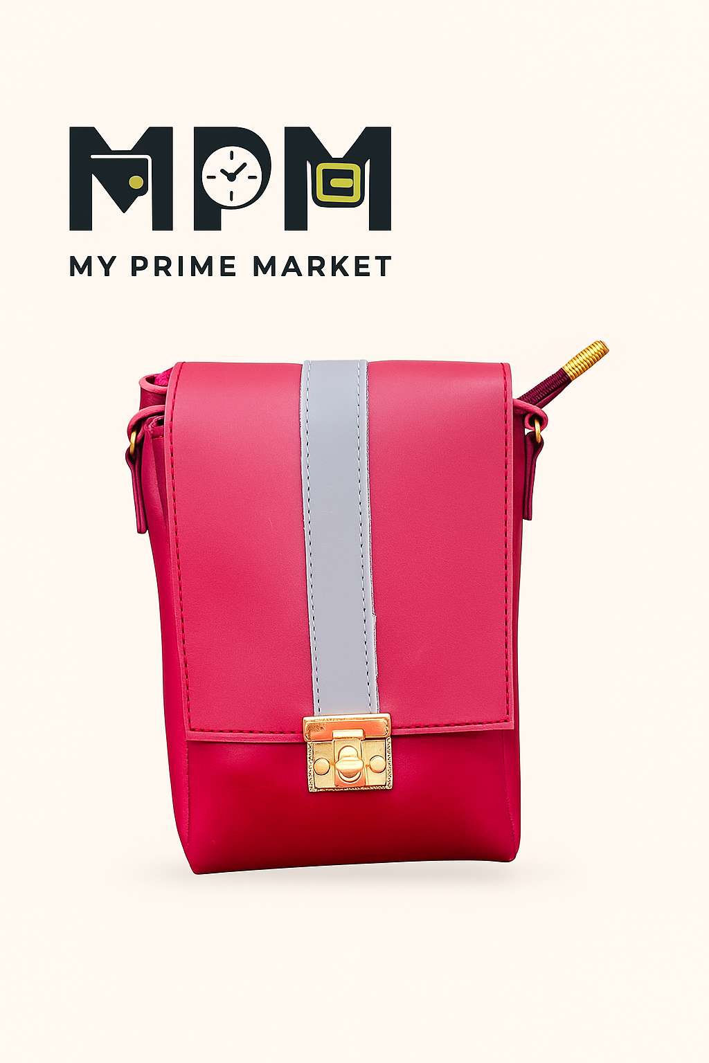 Chic Stripe Crossbody Bag