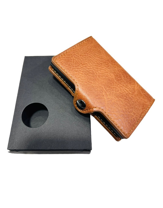 Automatic Pop up Slim Card Holder Wallet