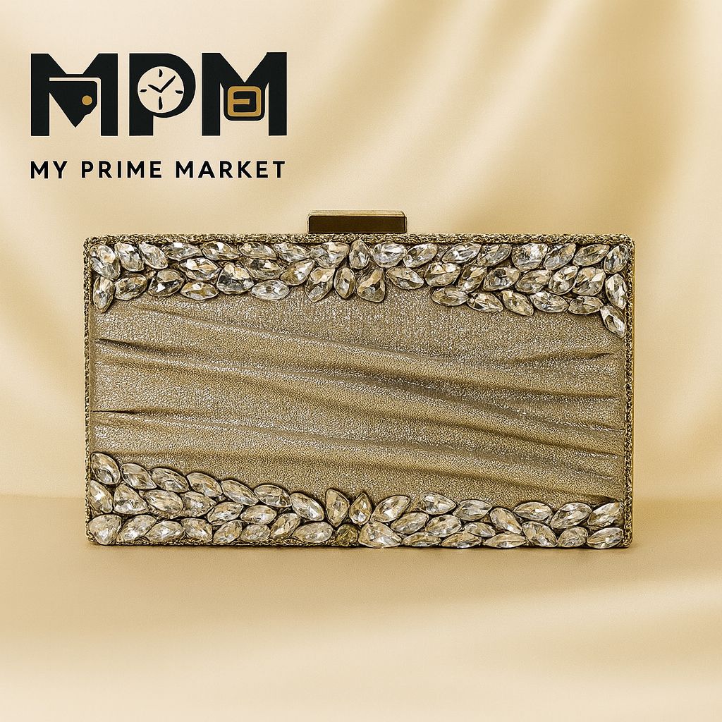 Velvet Crystal Clutch