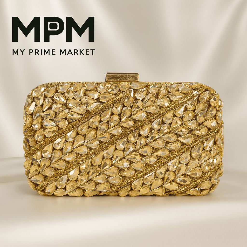 Double Sided Gemstone Clutch