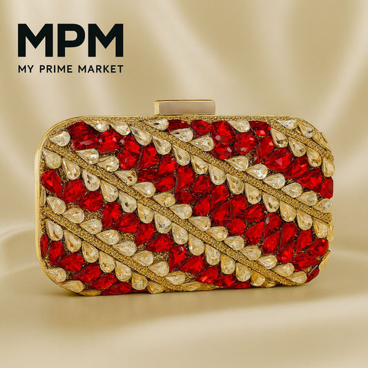 Double Sided Gemstone Clutch