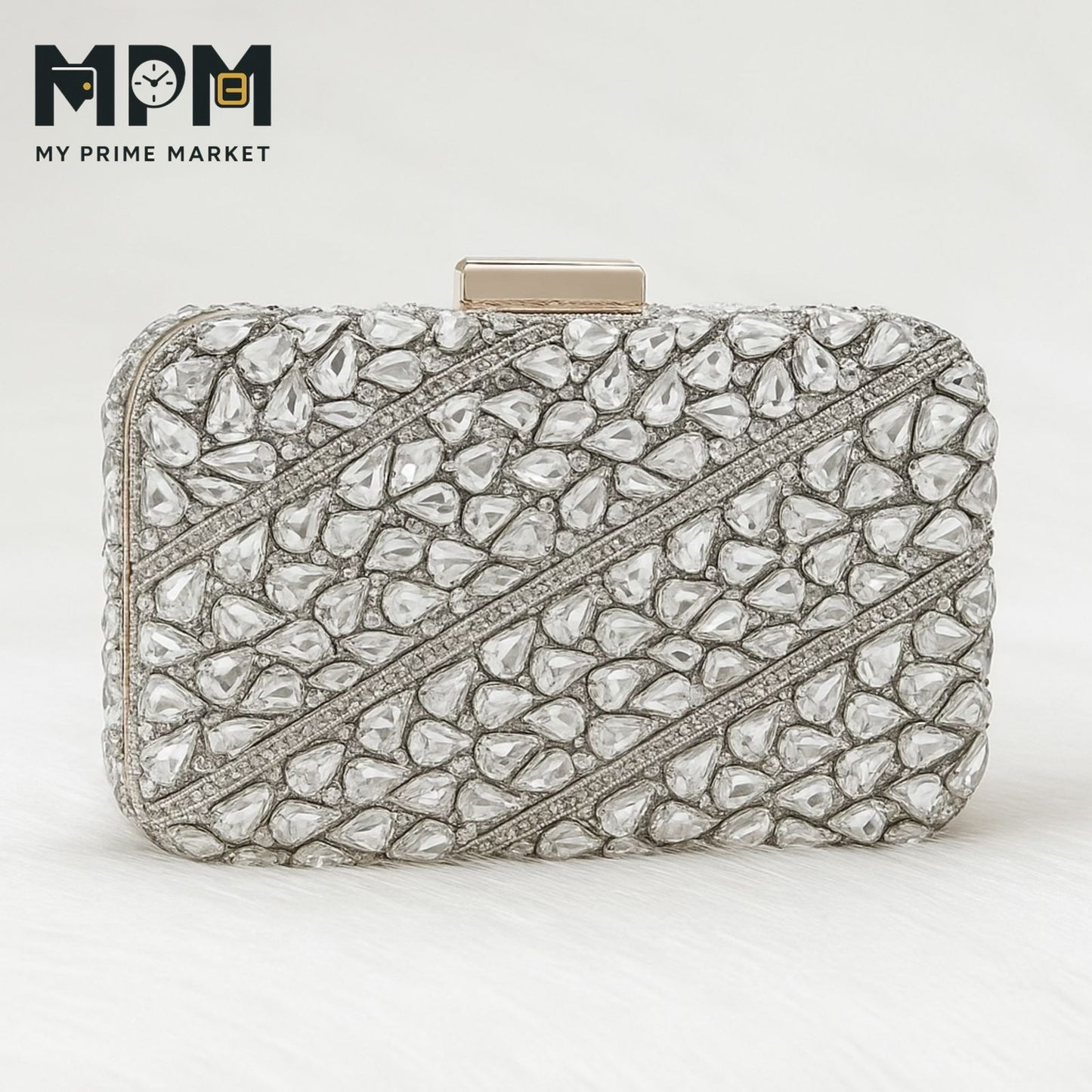 Double Sided Gemstone Clutch