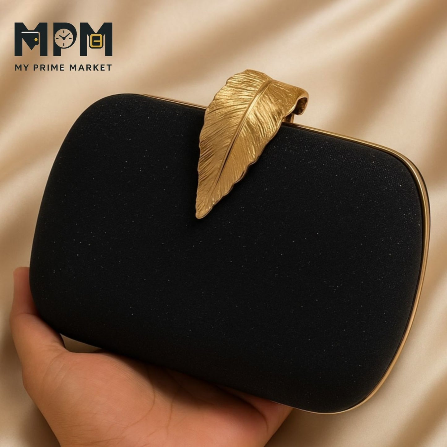 Leaf Shimmer Clutch