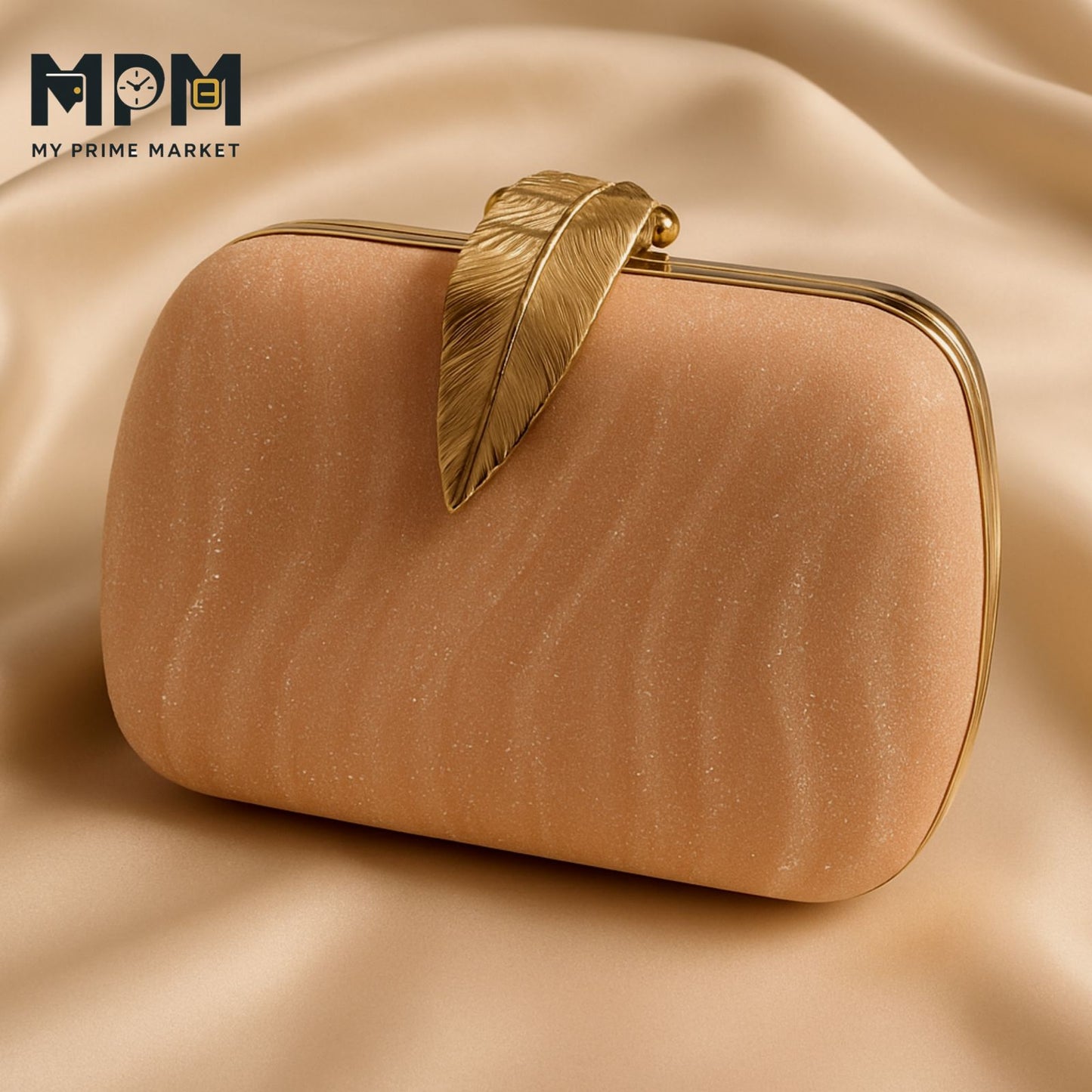 Leaf Shimmer Clutch