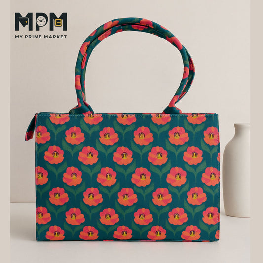 Spring Charm Canvas Tote