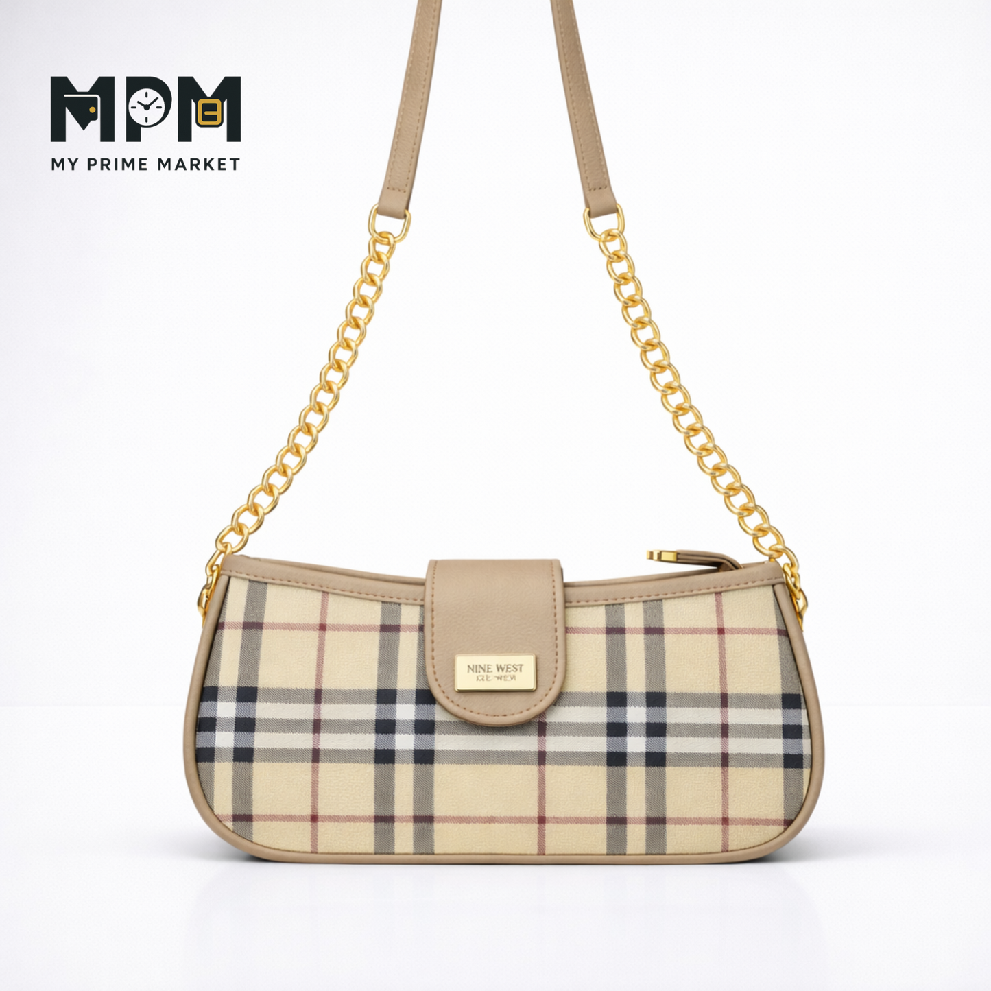 Vintage Check Chain Bag
