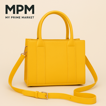 Chic Handbag with Scarf (Medium Size)