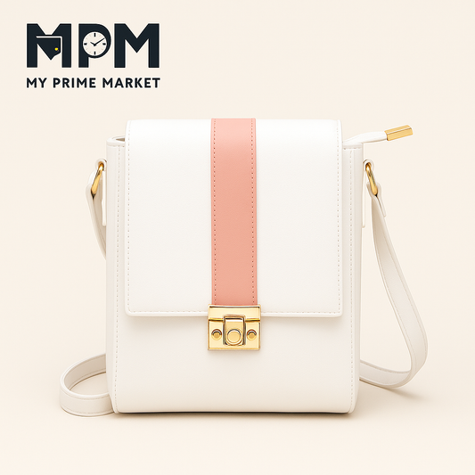 Chic Stripe Crossbody Bag