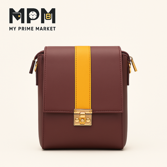 Chic Stripe Crossbody Bag