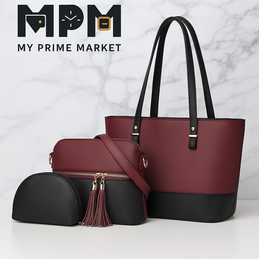Classic 3-Piece Tote Bag Set