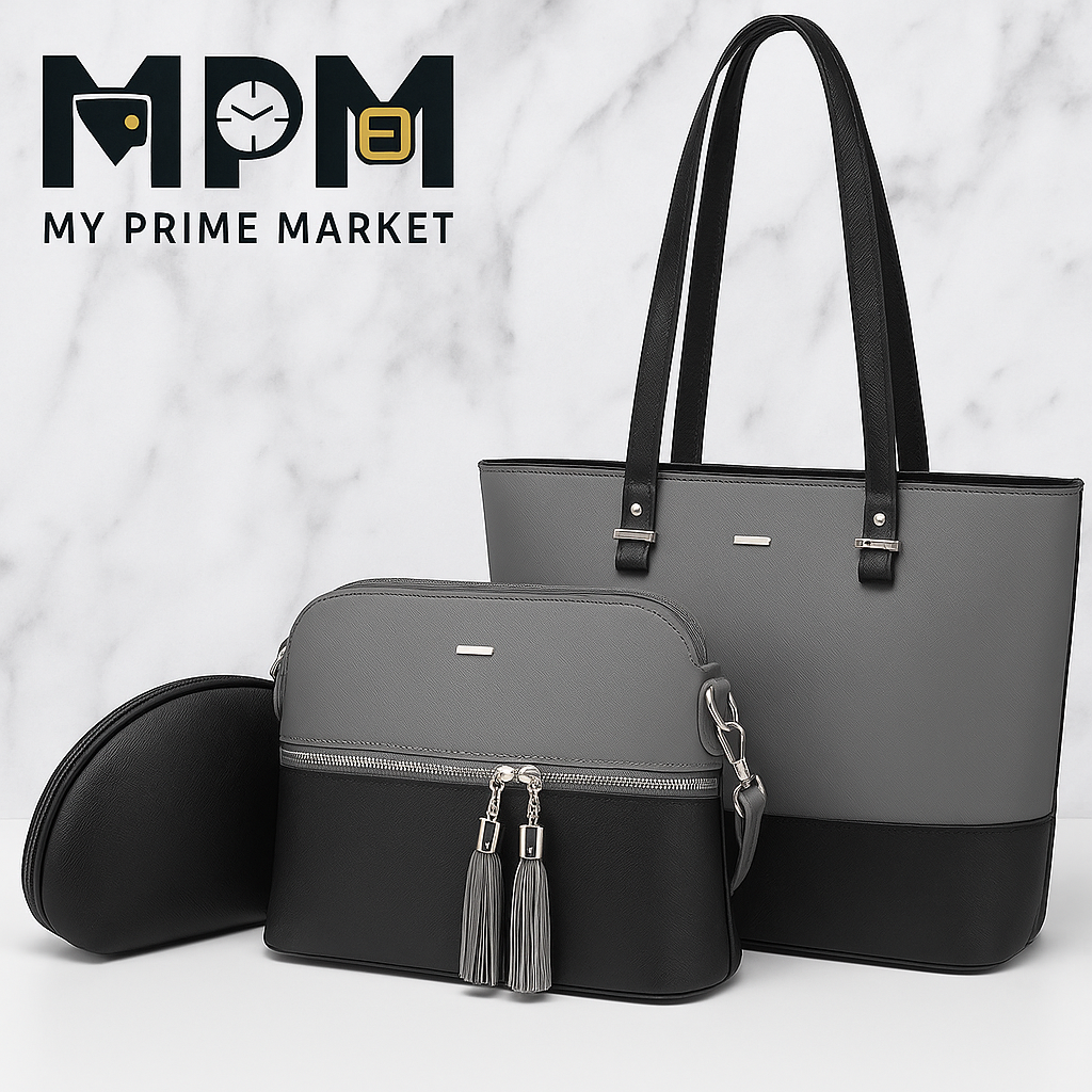 Classic 3-Piece Tote Bag Set