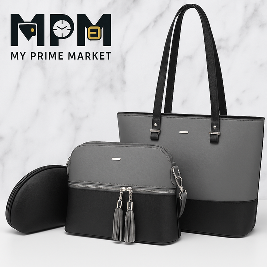 Classic 3-Piece Tote Bag Set