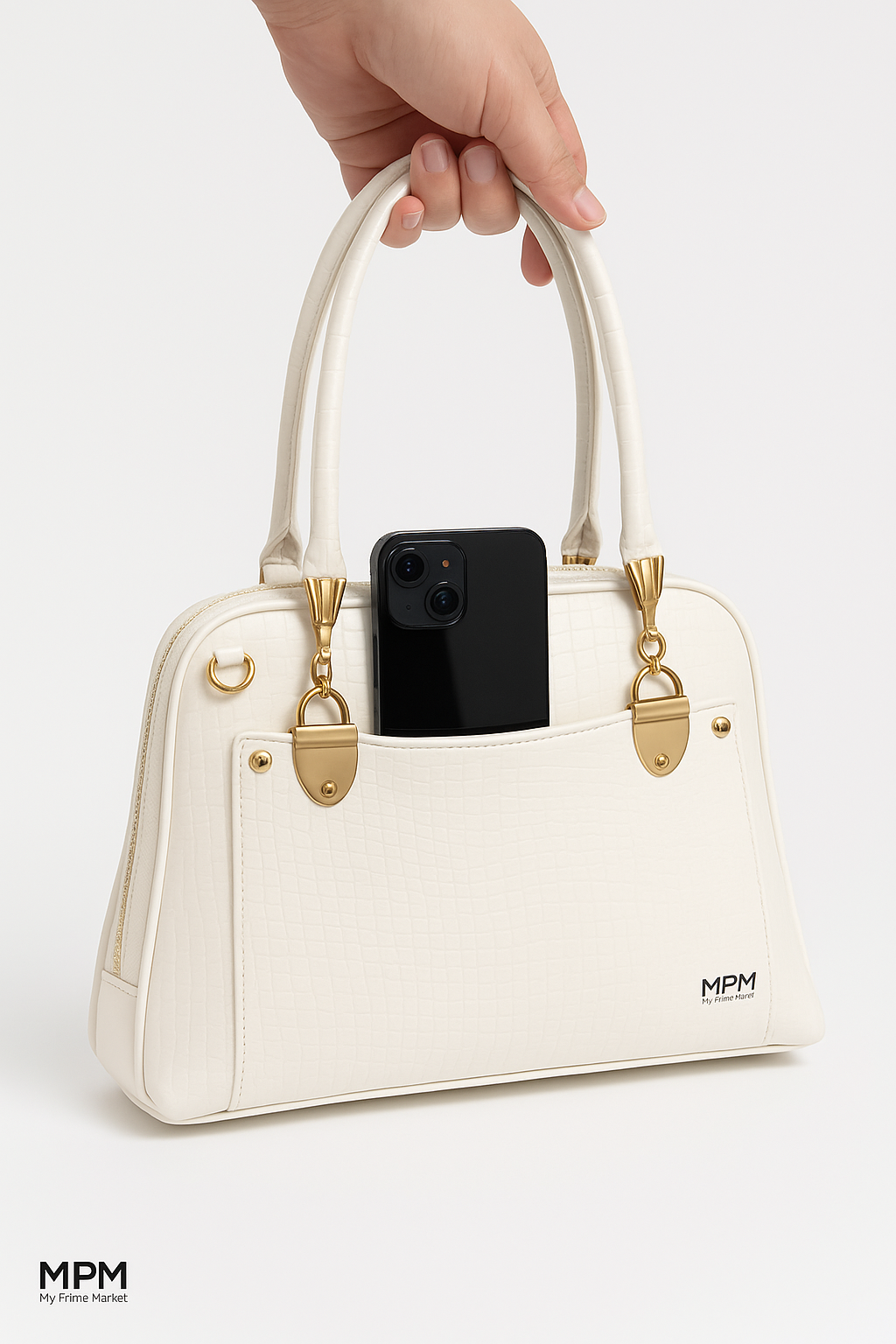 Half-Croc Handbag