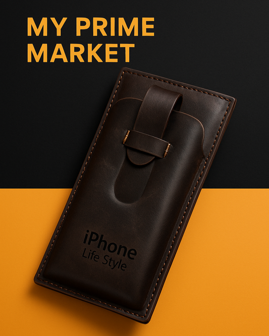 Premium Leather Belt Clip Wallet Case "with Company Name" Edition