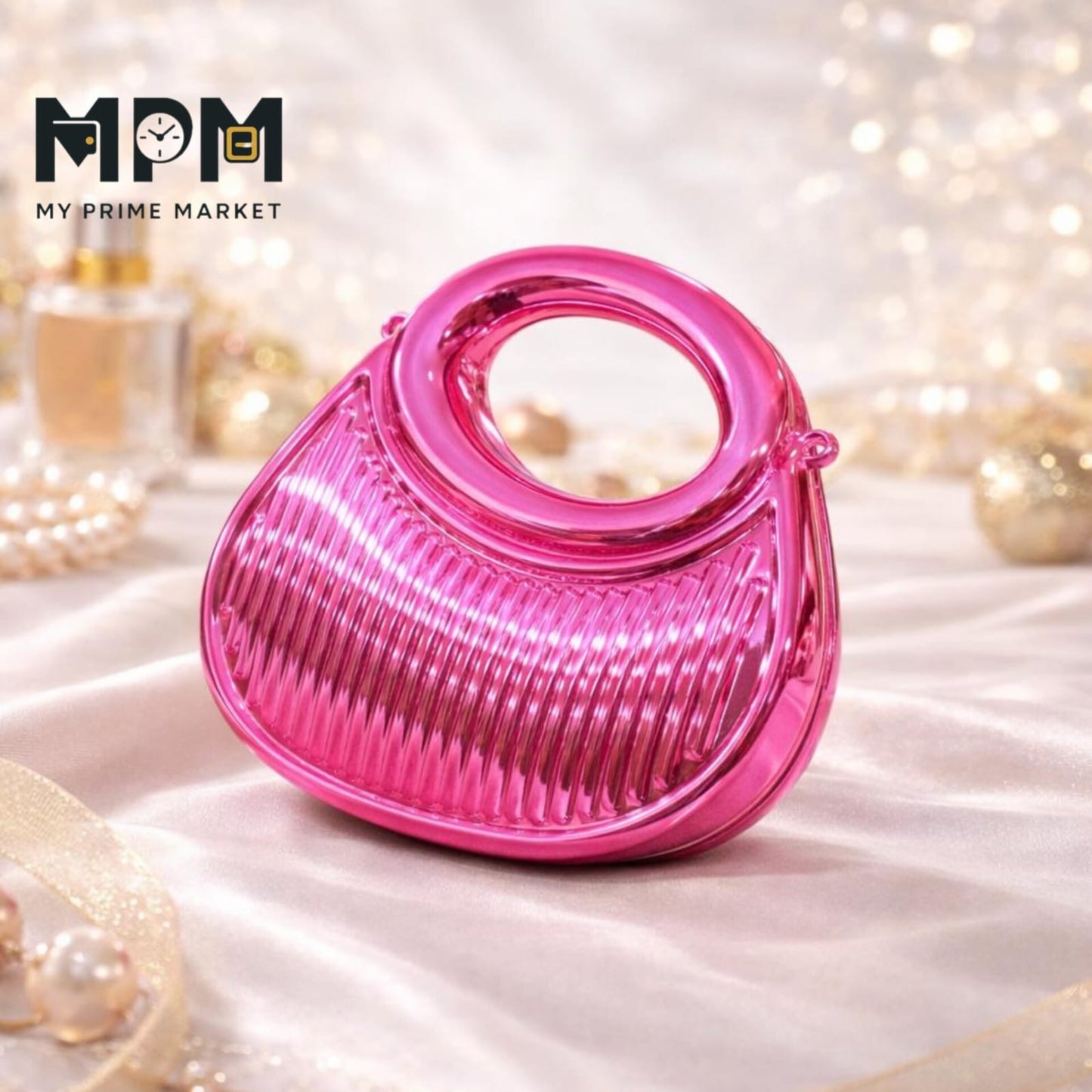 Mini Basket Acrylic Clutch