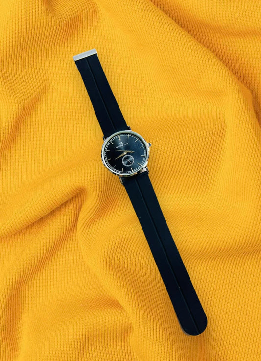 Men's Premium Gold & Silver Tone Silicon Band Watches
