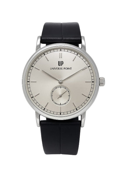 Men's Premium Silicon Band Watches with Leather Wrist Band