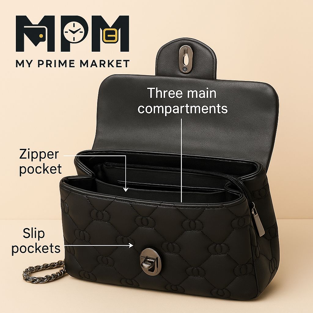 FC Chain Strap Shoulder Bag