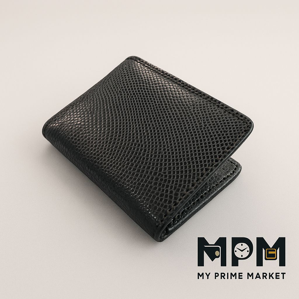 Black Snake Print Card Holder