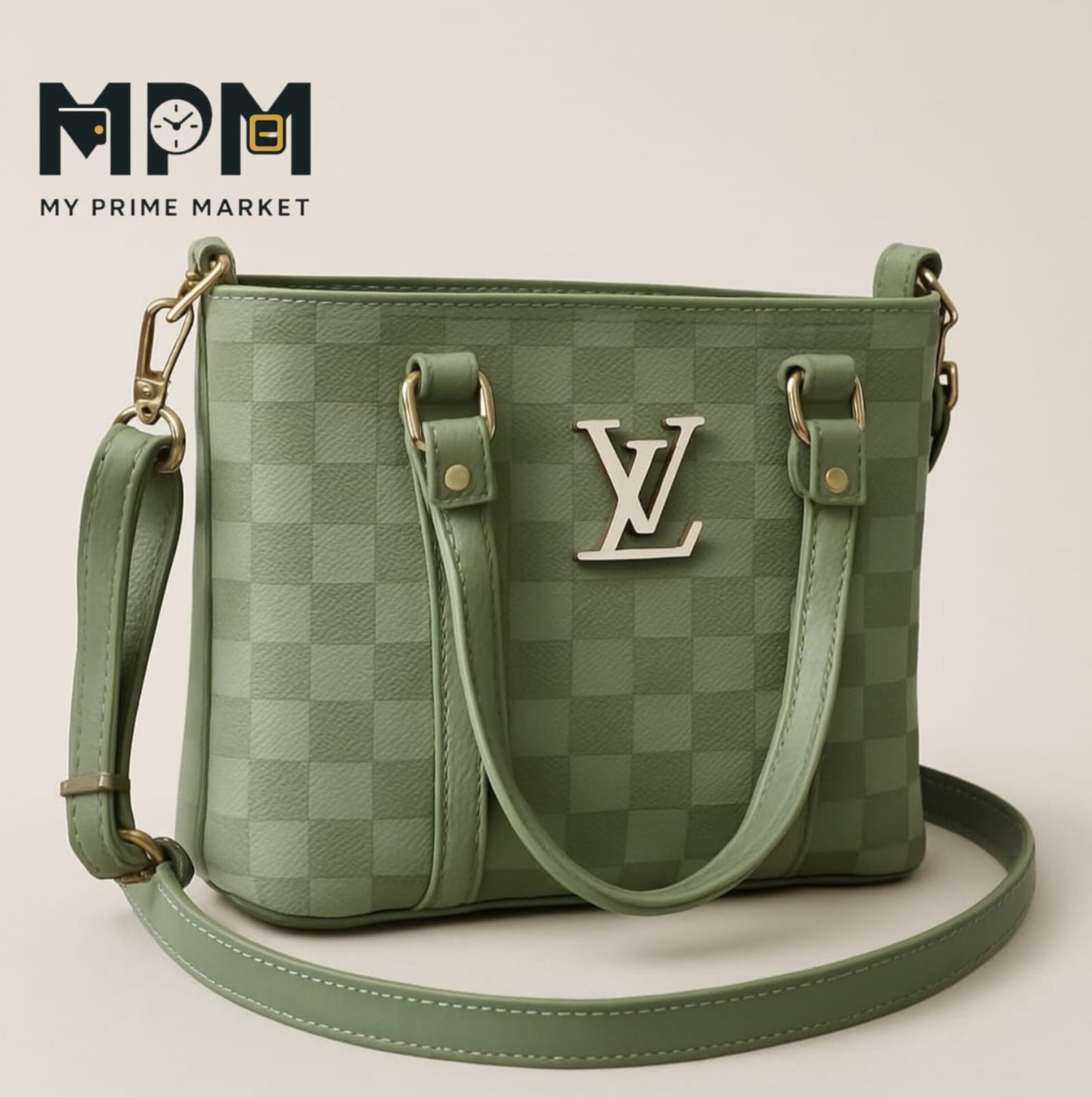 Checkered Shoulder Bag