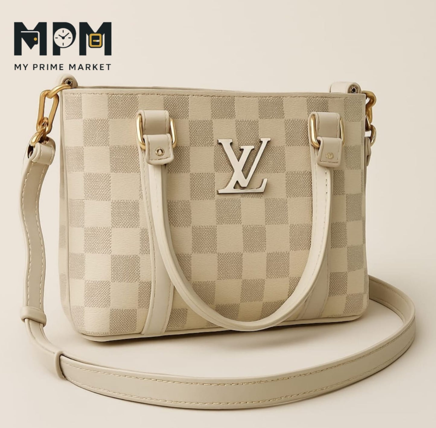 Checkered Shoulder Bag