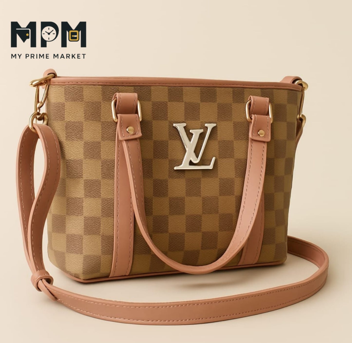Checkered Shoulder Bag