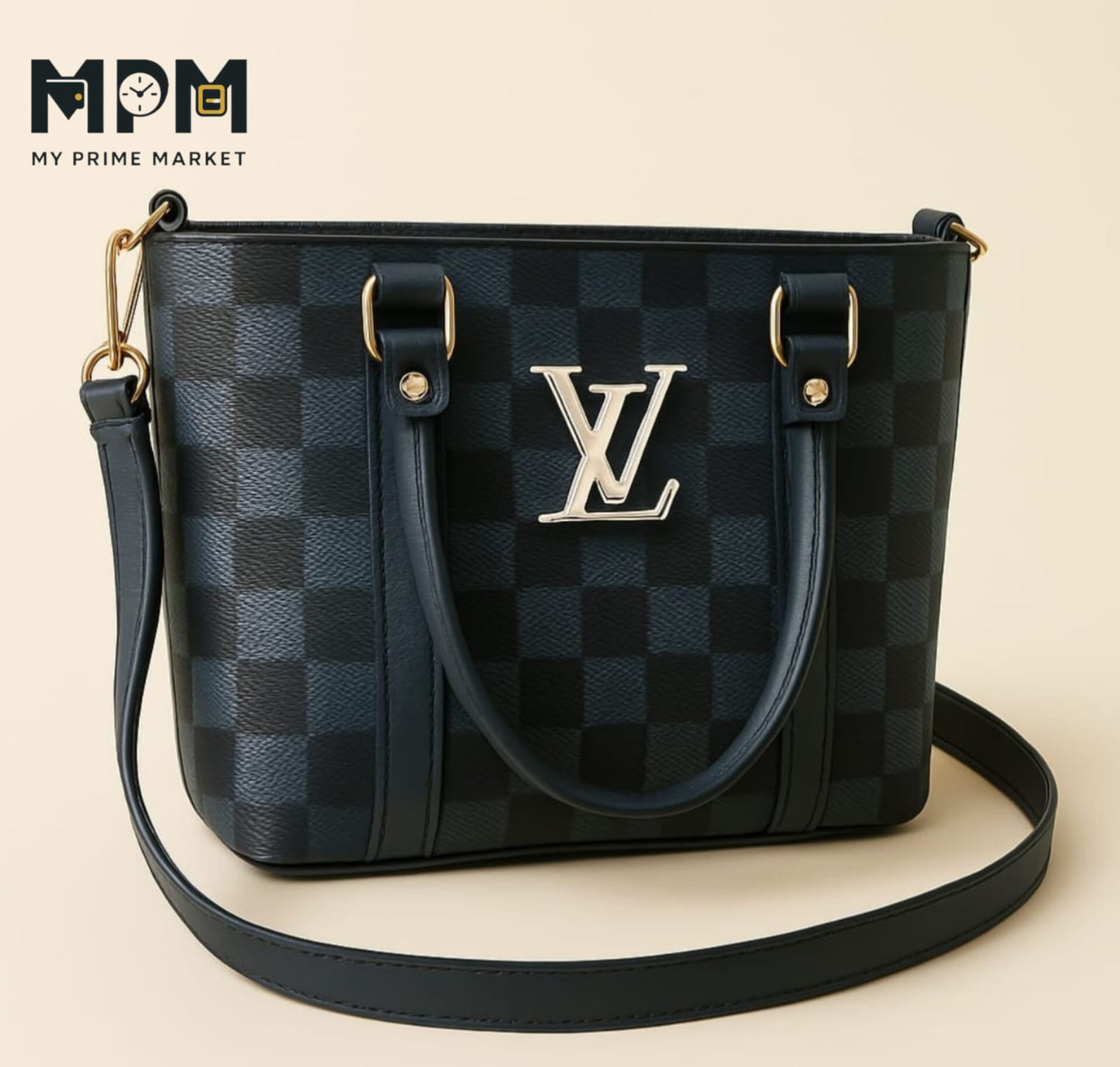 Checkered Shoulder Bag