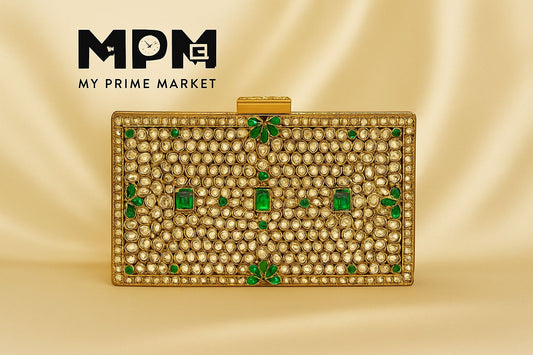 Mughal Kundan Clutch