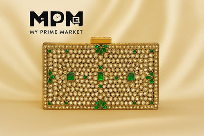 Mughal Kundan Clutch