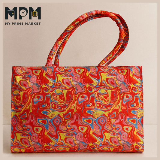 Swirl Canvas Tote