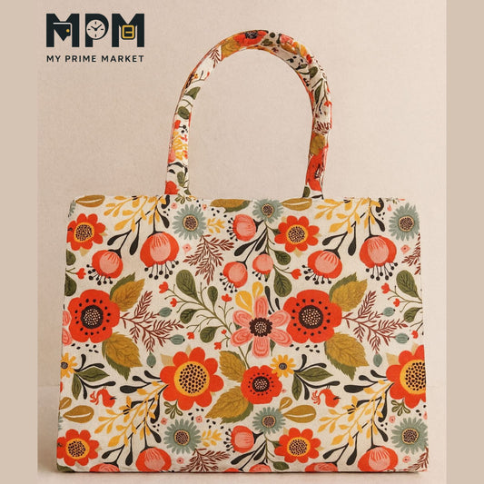 Garden Canvas Tote