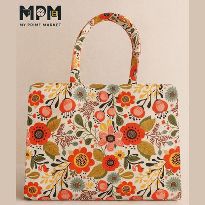 Garden Canvas Tote