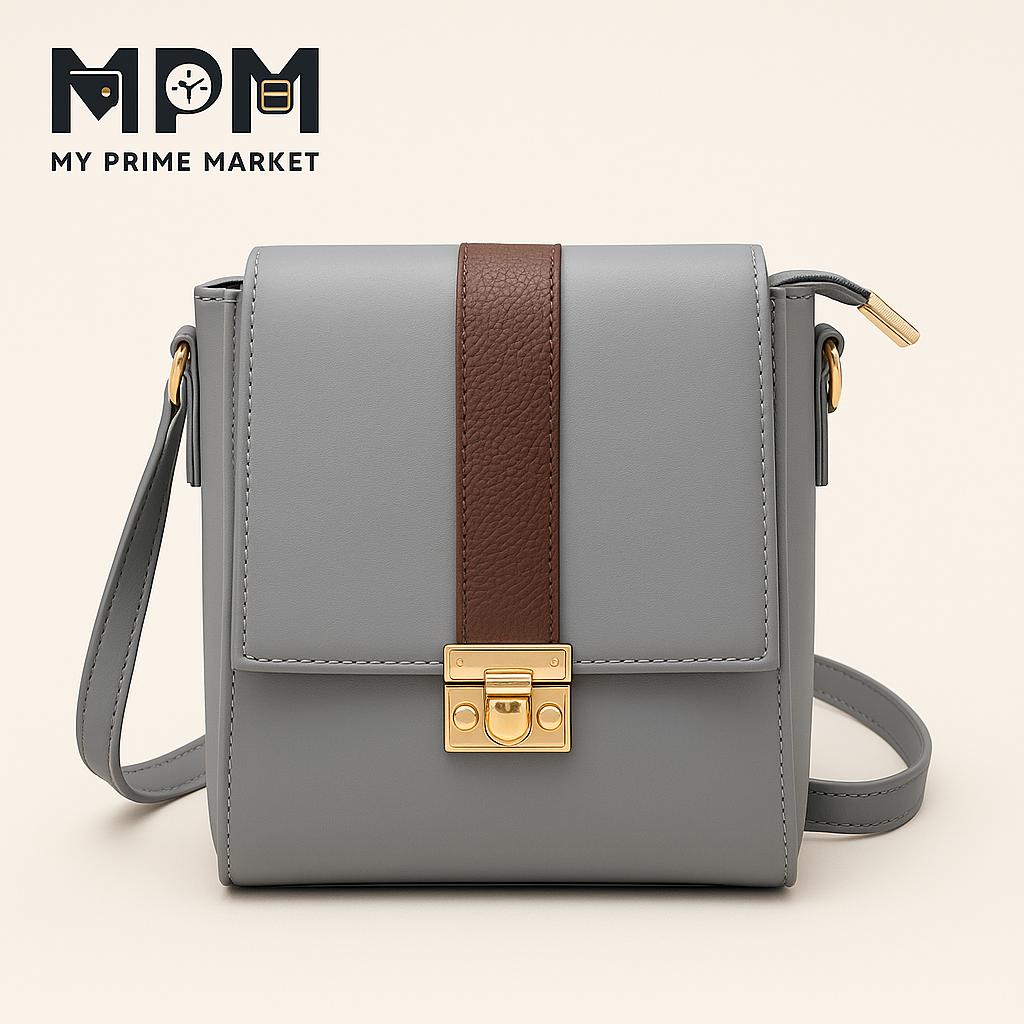 Chic Stripe Crossbody Bag