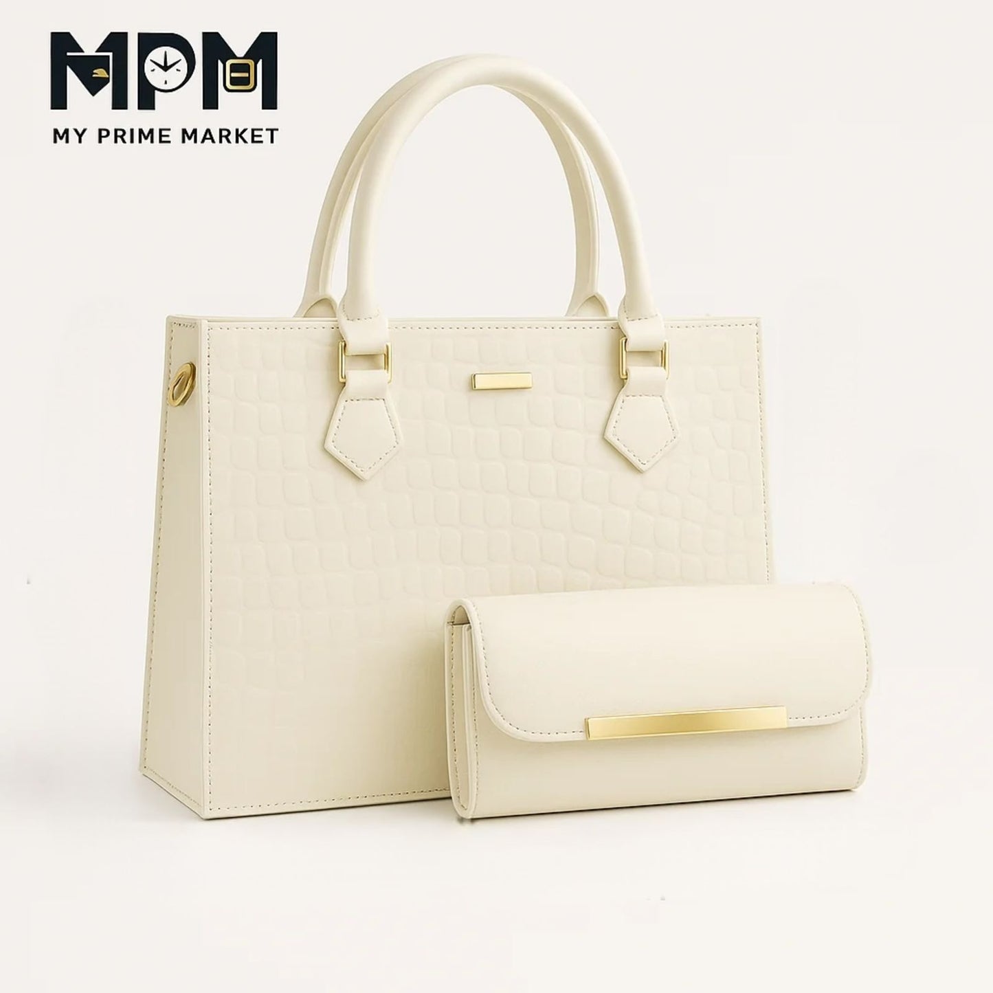 Luxe Croc Handbag Set