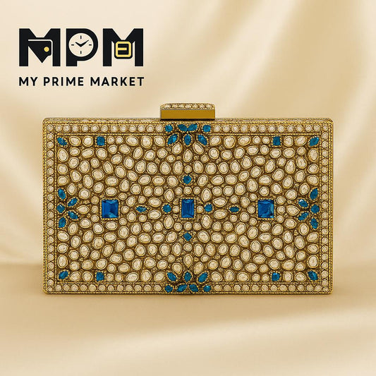 Mughal Kundan Clutch