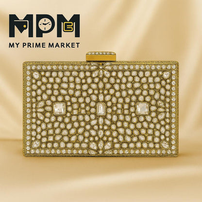 Mughal Kundan Clutch