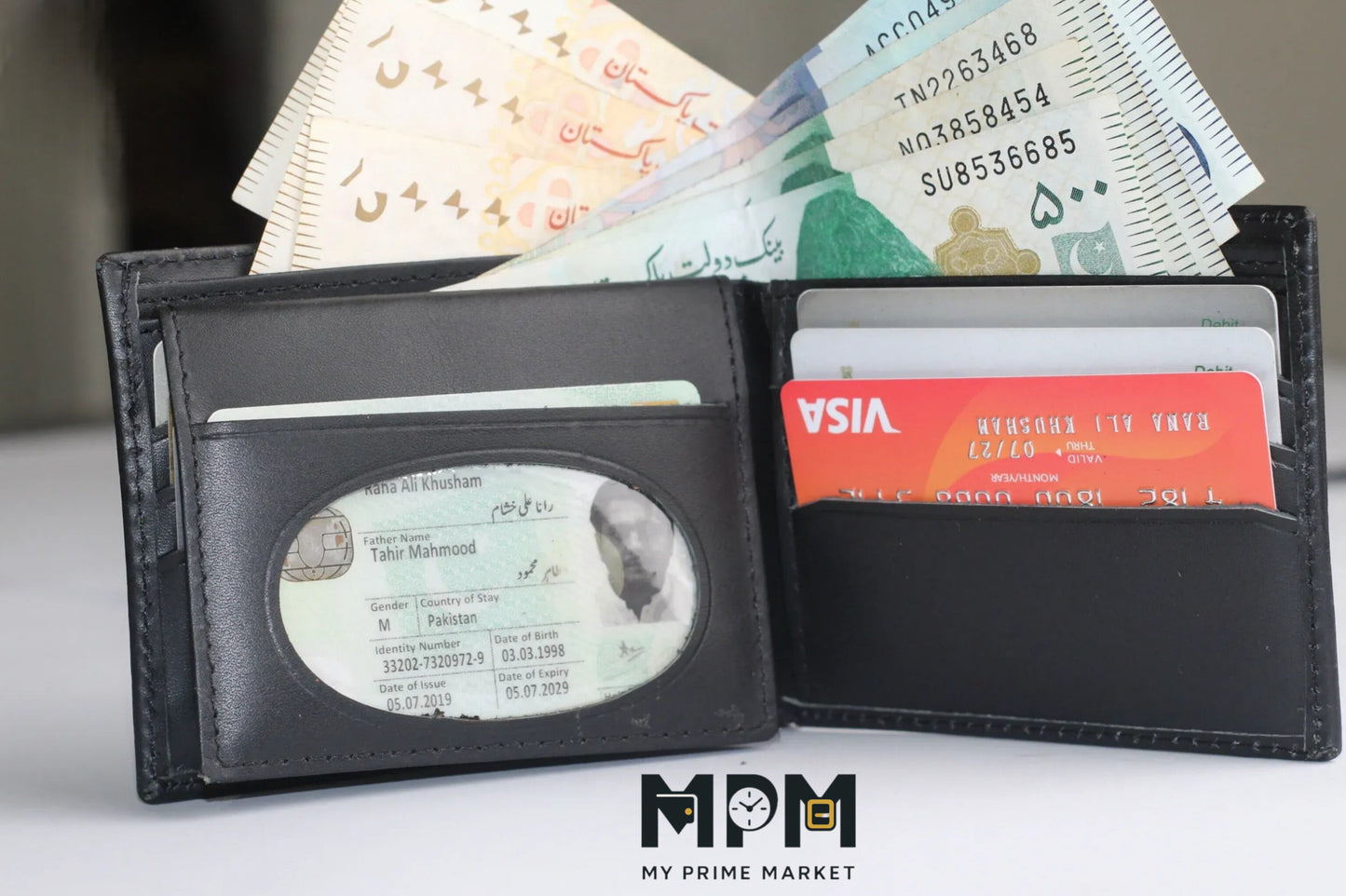 Genuine Wallet In Crocodile Pattern With Soft Velvet Interior