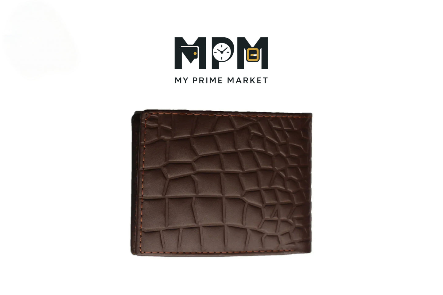 Genuine Wallet In Crocodile Pattern With Soft Velvet Interior