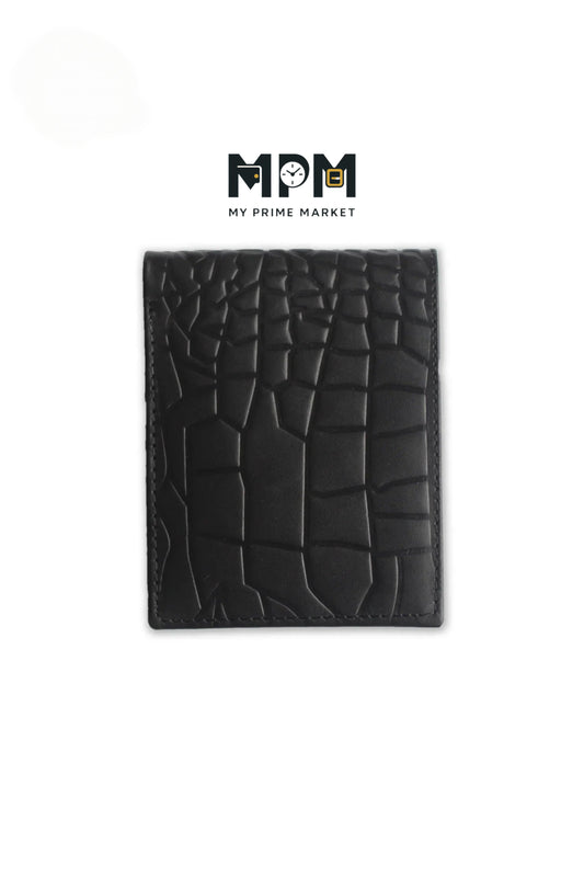 Genuine Wallet In Crocodile Pattern With Soft Velvet Interior